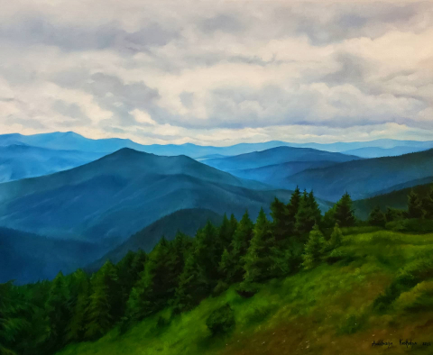 Anastasiya Kostyshyn 2022 Picturesque Ukrainian Carpathian Mountains
